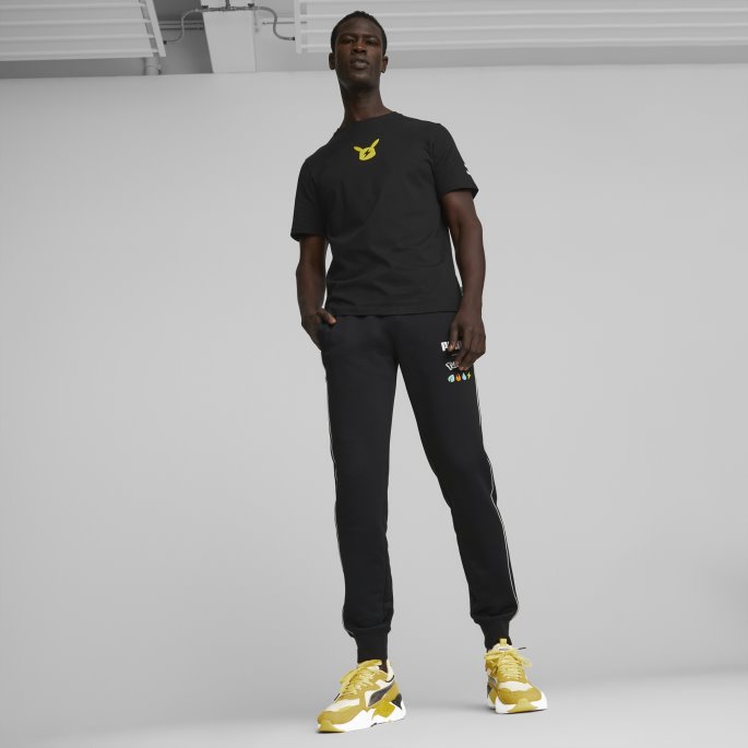 Svart Puma På Salg X Pokmon Grafisk Tee Menn