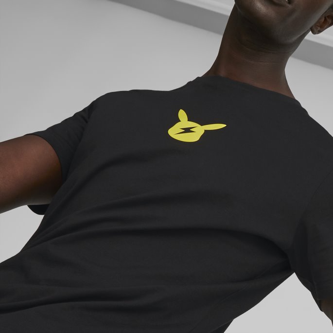 Puma På Tilbud X Pokmon Grafisk Tee Menn Svart