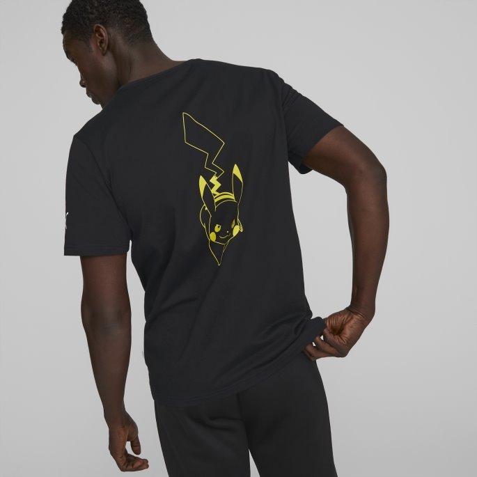 Puma På Tilbud X Pokmon Grafisk Tee Menn Svart