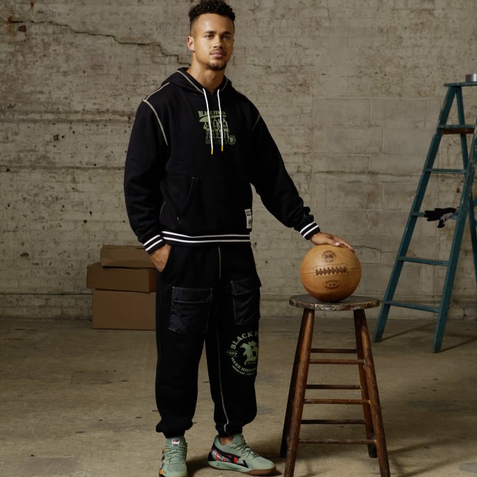 Puma På Tilbud X Black Fives Basketball Joggebukse Herre Sort