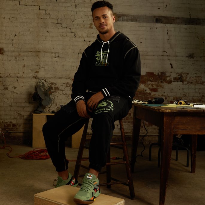 Puma På Tilbud X Black Fives Basketball Joggebukse Herre Sort