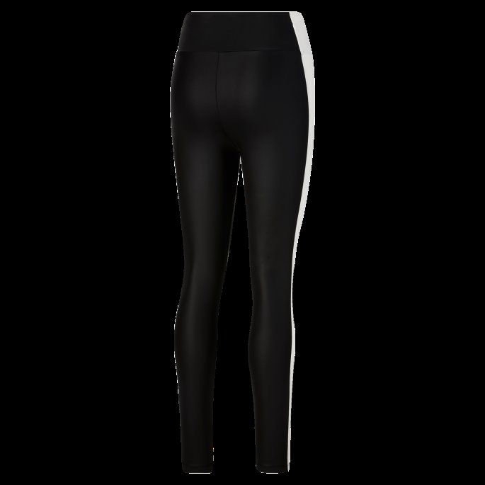 Puma På Tilbud T7 Skinnende Kvinners Leggings Med Høy Midje Svart-urørt