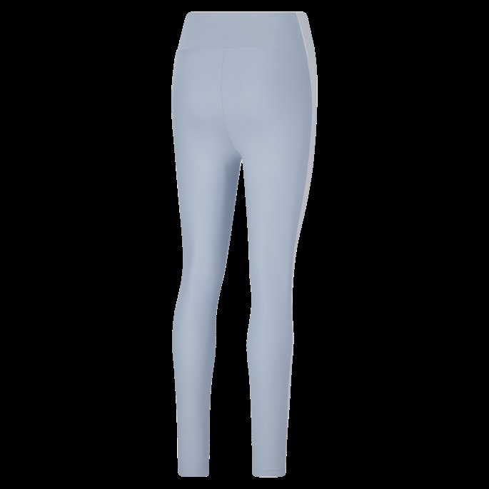 T7 Skinnende Leggings Med Høy Midje For Kvinner Blå Vask Puma På Tilbud