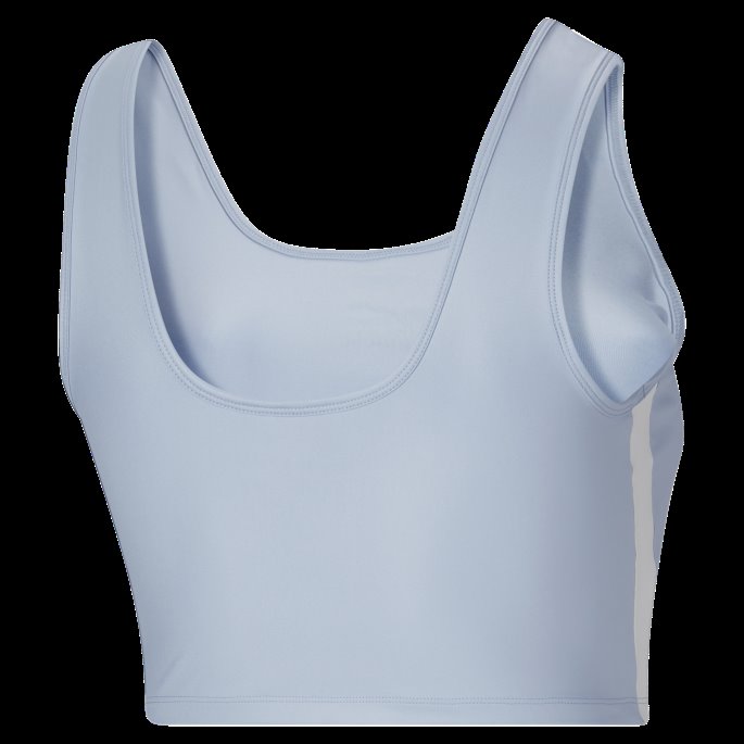 T7 Skinnende Kvinners Crop Top Pl Blue Wash Puma På Salg
