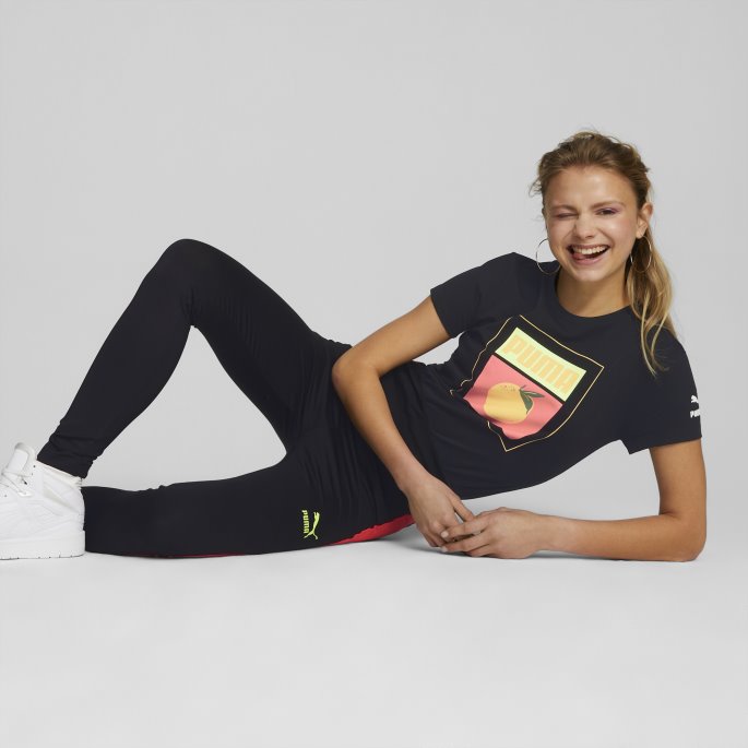 Svart Puma På Tilbud Sommerklemme Dameleggings