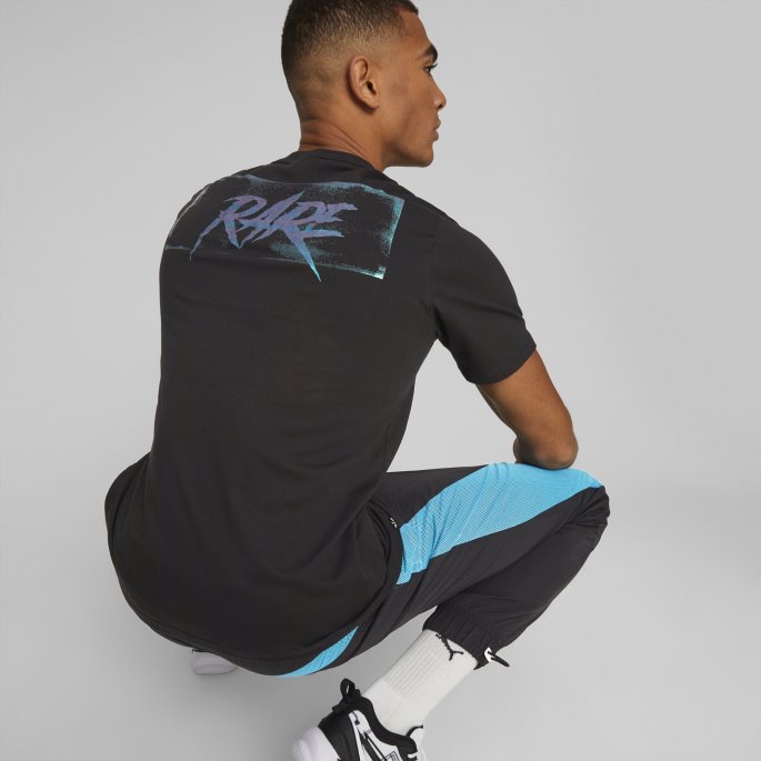 Puma På Salg Melo One Sjelden Basketball Tee Menn Svart