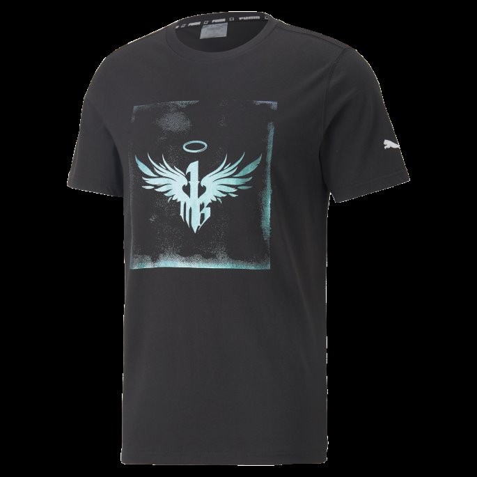Puma På Salg Melo One Sjelden Basketball Tee Menn Svart