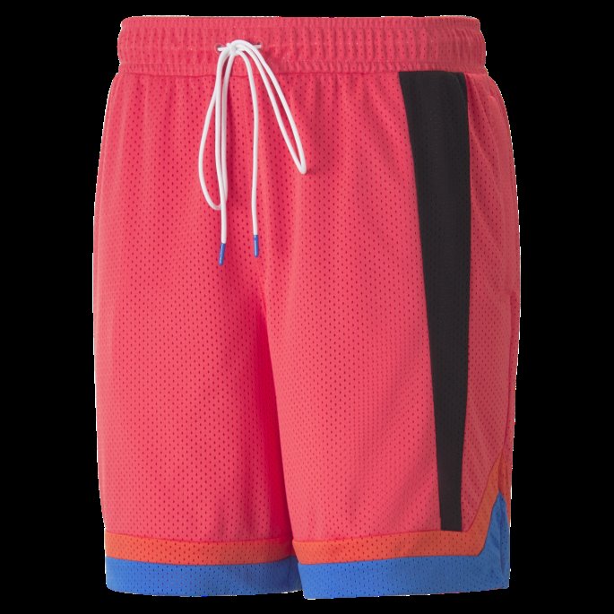 Hot Coral Puma På Salg Melo One Stripe Basketballshorts Menn