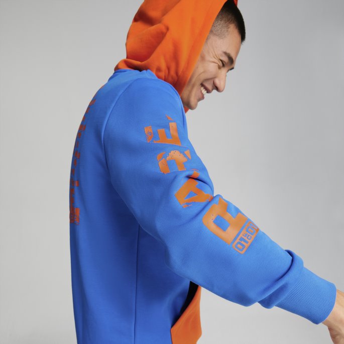Melo Colourblock Basketball Hettegenser Herre Ultrablå Puma På Salg