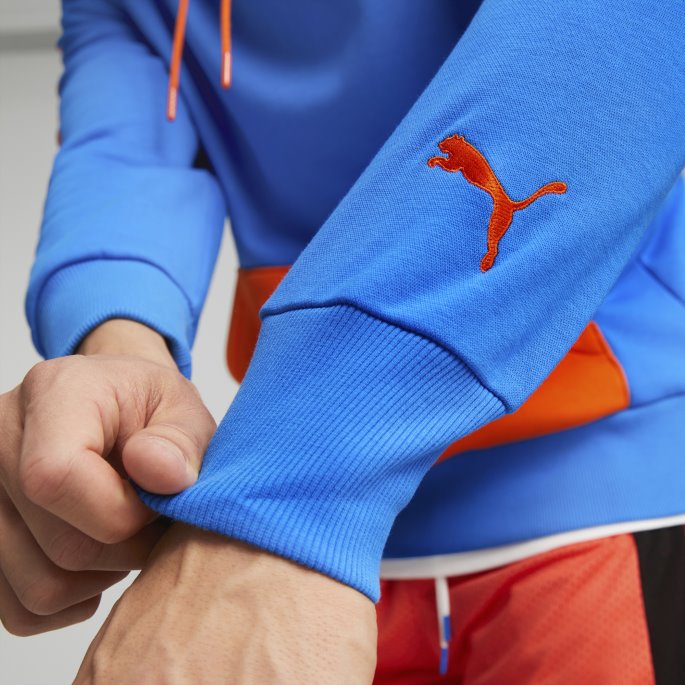 Melo Colourblock Basketball Hettegenser Herre Ultrablå Puma På Salg