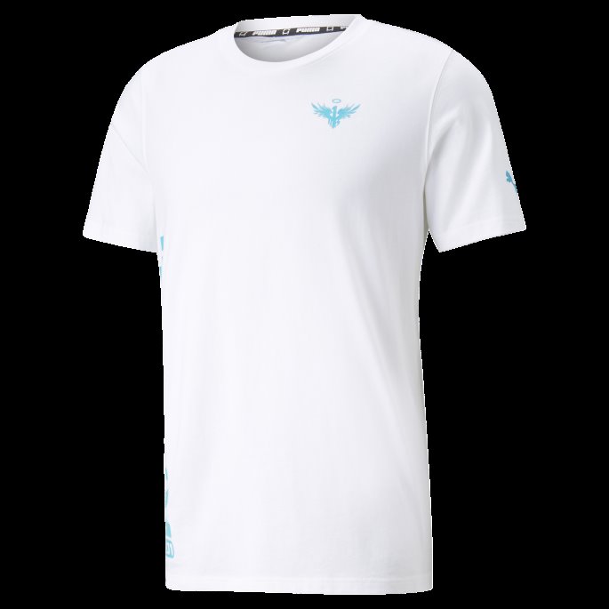 Hvit Melo Sjelden Basketball Tee Menn Puma På Salg