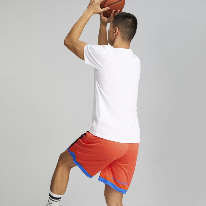 Hvit Puma På Salg Melo Rare Basketball-t-skjorte For Menn