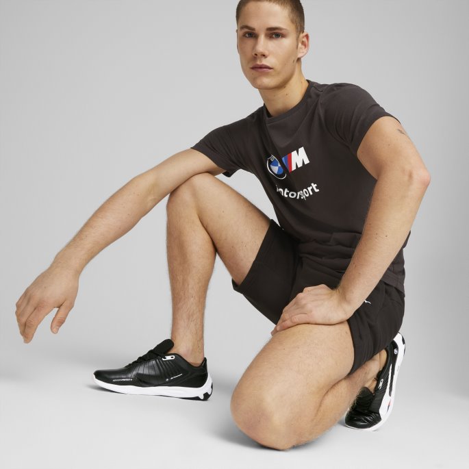 Svart Puma På Salg Bmw M Motorsport Ess Logo Tee Herre