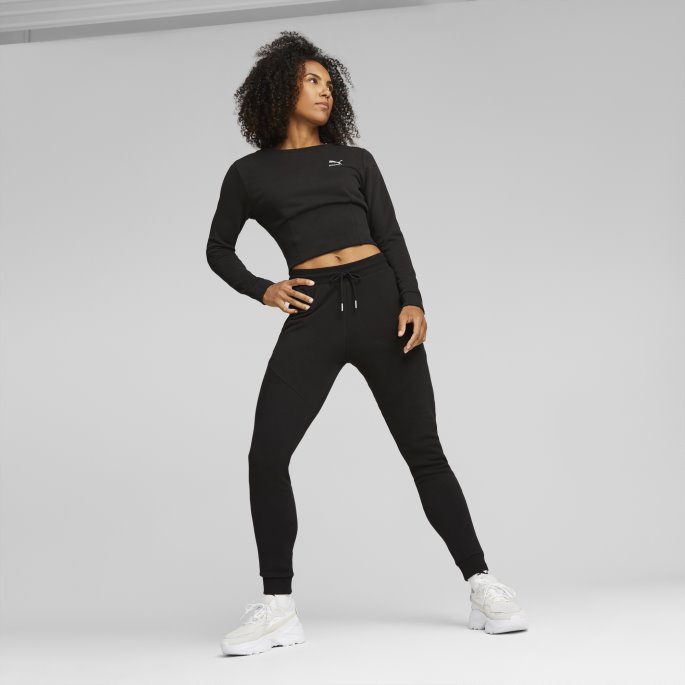 Puma På Tilbud X Pamela Reif Classics Crewneck Sweatshirt Dame Svart