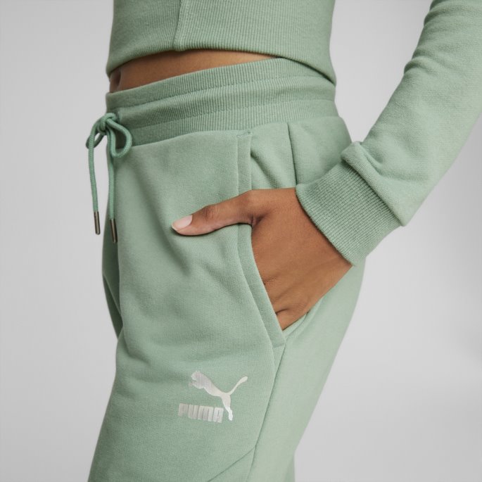 Puma På Tilbud X Pamela Reif Classics Joggebukse Dame Granittgrønn