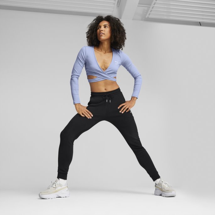 Puma På Tilbud X Pamela Reif Classics Cutout Wrap Top Kvinner Påskeegg