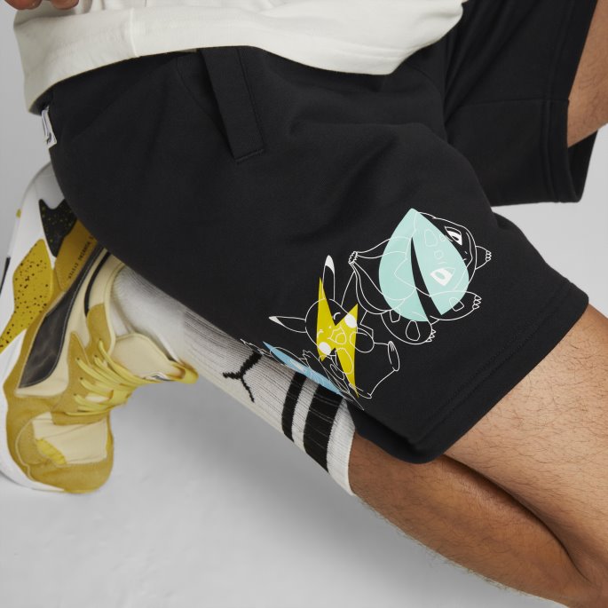 Svart Puma På Tilbud X Pokmon Shorts Herre