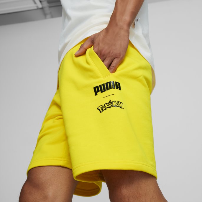 Puma På Tilbud X Pokmon Shorts For Menn Empire Gul