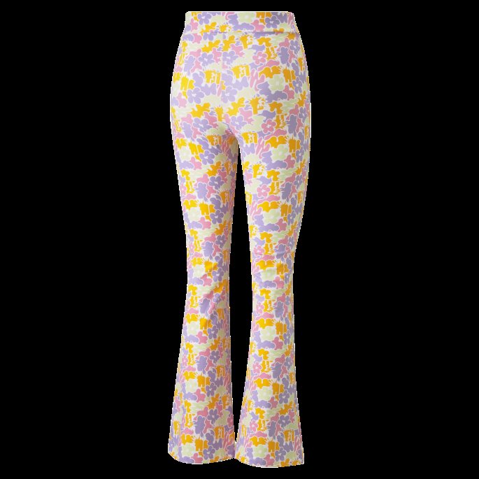 All-over-print Split Leggings Kvinner Puma På Salg Hvit
