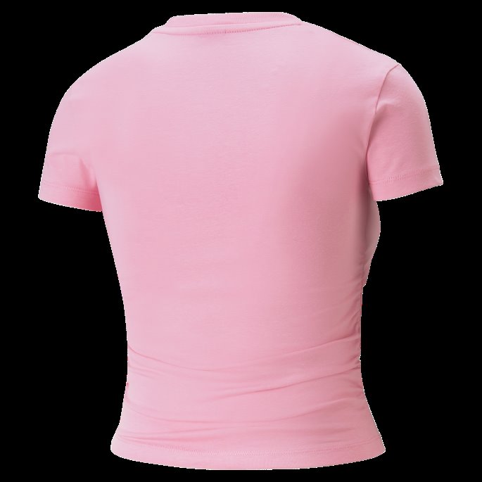 Ruched Crop Top Tee Kvinner Puma På Tilbud Sachet Rosa