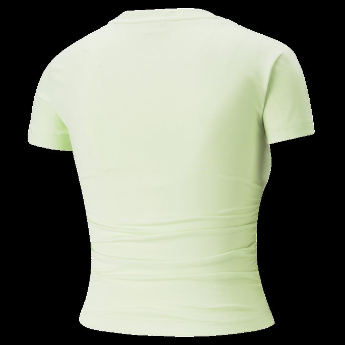 Ruched Crop Top Tee Kvinner Sommerfugl Puma På Salg