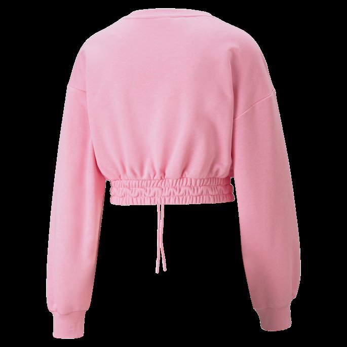 Sachet Rosa Cropped Crewneck Sweatshirt Kvinner Puma På Tilbud