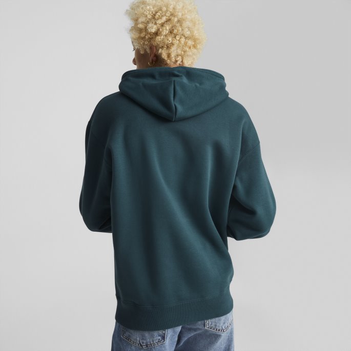 Puma På Salg Team Fleece Hettegenser Menn Varsity Green