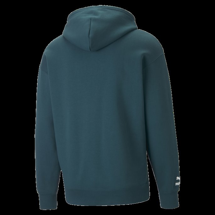 Puma På Salg Team Fleece Hettegenser Menn Varsity Green
