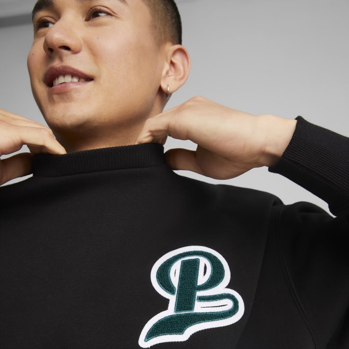 Puma På Salg Team Fleecegenser Herre Svart