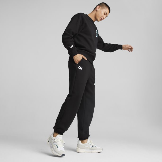 Puma På Salg Team Fleecegenser Herre Svart