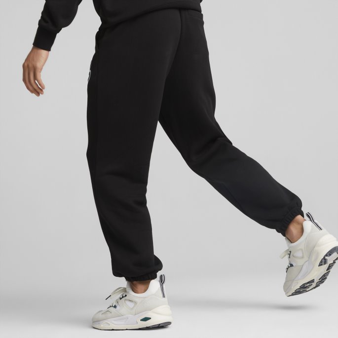 Puma På Salg Team Fleece Joggebukse Menn Svart
