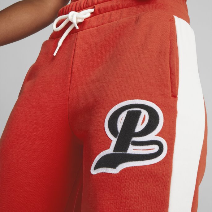 Puma På Salg Team Fleece Joggebukser Kvinner Brent Rød