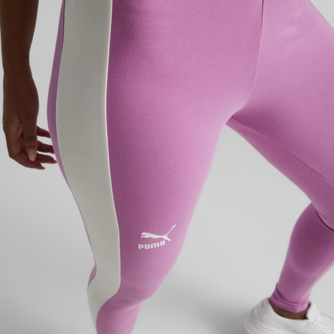 Puma På Salg Team Leggings Kvinner Lilla Pop