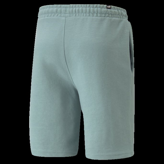Brodert Logo Teksturert Strikkede Shorts Menn Puma På Tilbud Mineralblå