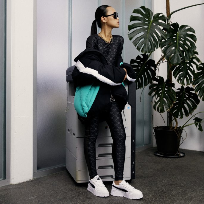 Luxe Sport T7 Pufferjakke Puma På Tilbud Svart