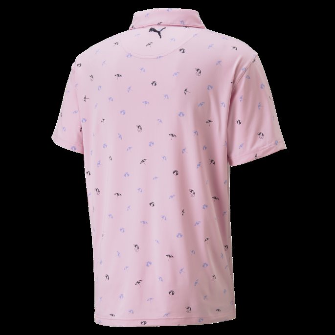 Puma På Tilbud X Arnold Palmer Skyspunnet Paraplyer Poloskjorte Menn Blek Rosa-lavendar Pop