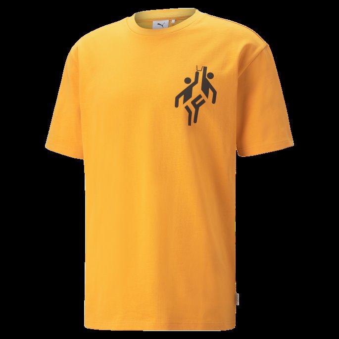 Puma På Salg Heroes Grafisk Tee Aprikos