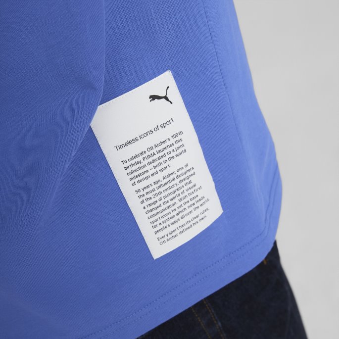 Puma På Salg Heroes Grafisk T-skjorte Royal Sapphire