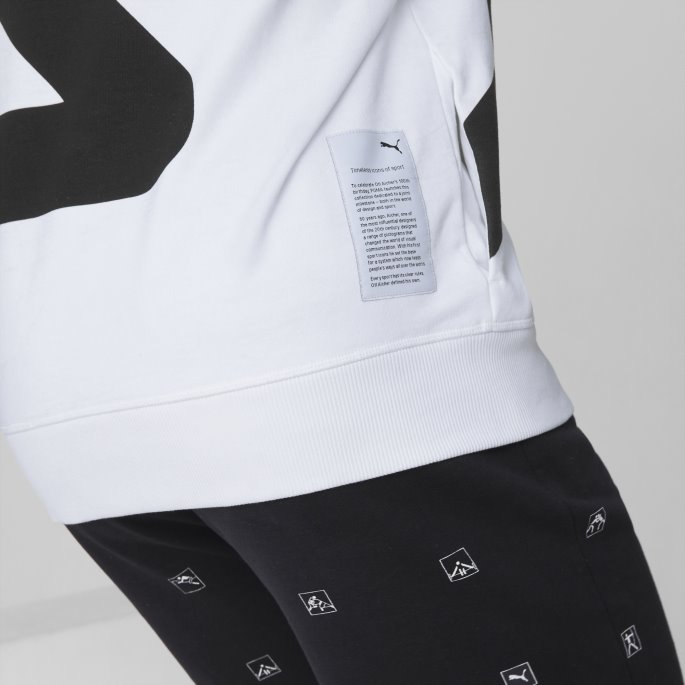 Puma På Salg Heroes Grafisk Hettegenser Hvit