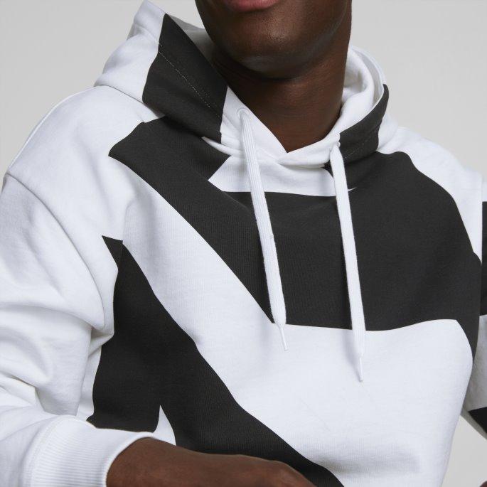 Puma På Salg Heroes Grafisk Hettegenser Hvit