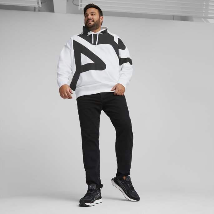 Puma På Salg Heroes Grafisk Hettegenser Hvit