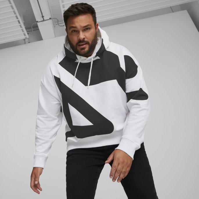 Puma På Salg Heroes Grafisk Hettegenser Hvit