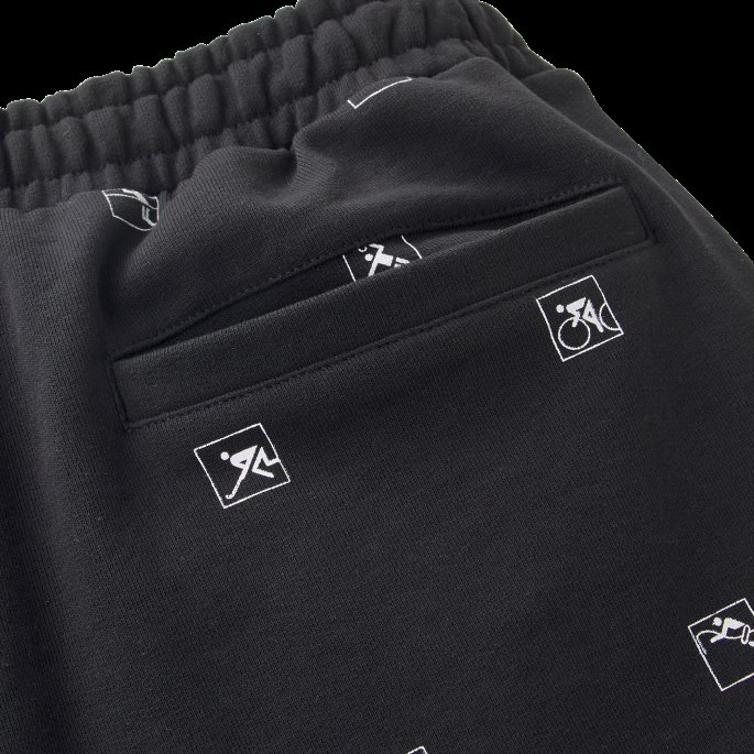 Puma På Salg Heroes Trykte Shorts Svart