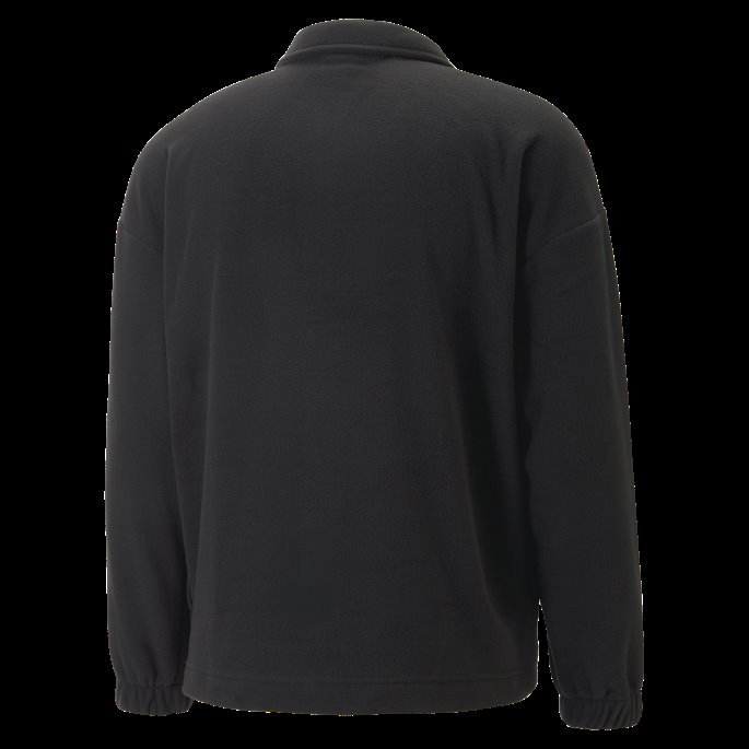 Svart Puma På Tilbud Klassikere Fleece Overskjorte Menn