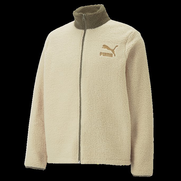 Puma På Tilbud Klassikere Sherpajakke Herre Lett Sand