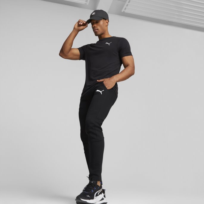Puma På Tilbud Svart Evostripe Joggebukse For Menn