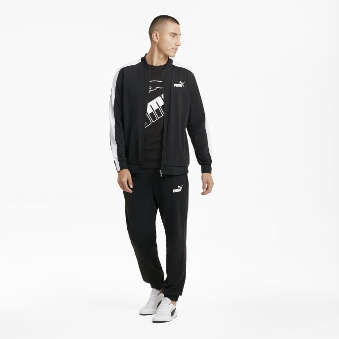 Puma På Tilbud Baseball Tricot Treningsdress For Menn Svart