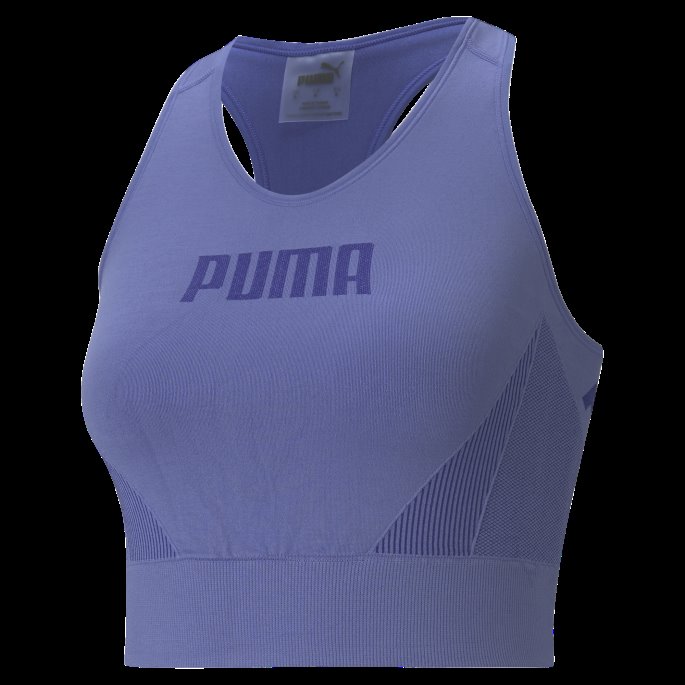 Disig Blå Puma På Tilbud Evostripe Evoknit Dame BH Topp