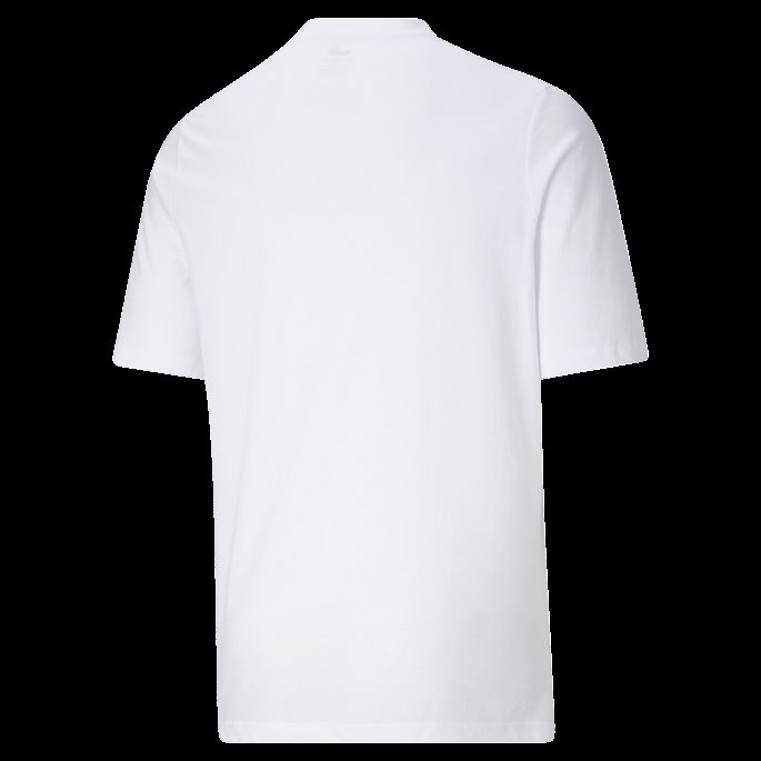 Puma På Tilbud Essentials+ Herre V-hals T-skjorte Bt Hvit