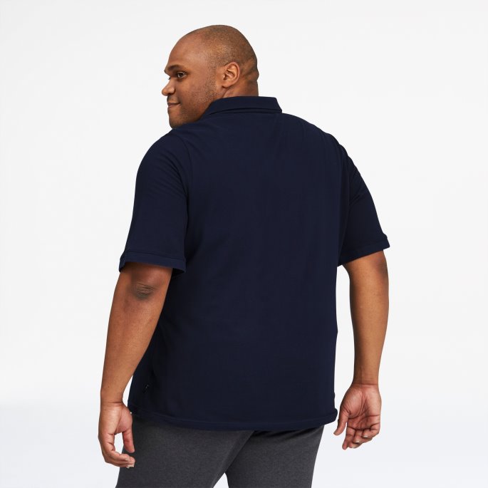 Peacoat Essentials Herre Pique Polo Bt Puma På Salg